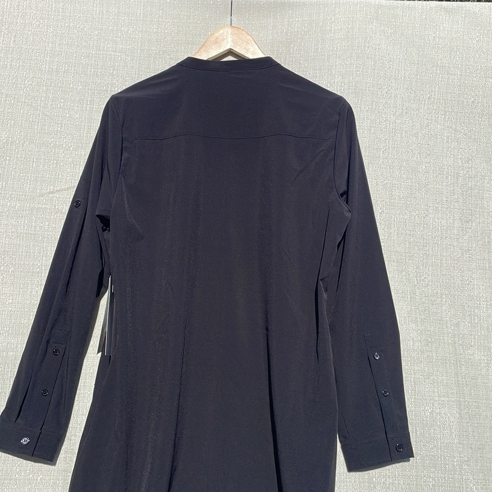 Freedom Trail by Kyodan Womens Dress Size Large Black Long Sleeve Pockets H1483 - Picture 9 of 11